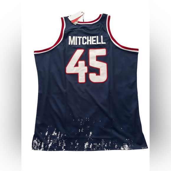 NWT 6XL Donovan Mitchell Headgear Classics Embroider Brewster Academy HS Jersey - Picture 2 of 8
